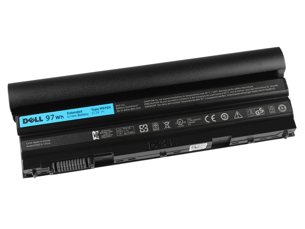 97Wh 9-Cellen Dell 2P2MJ Accu Batterij