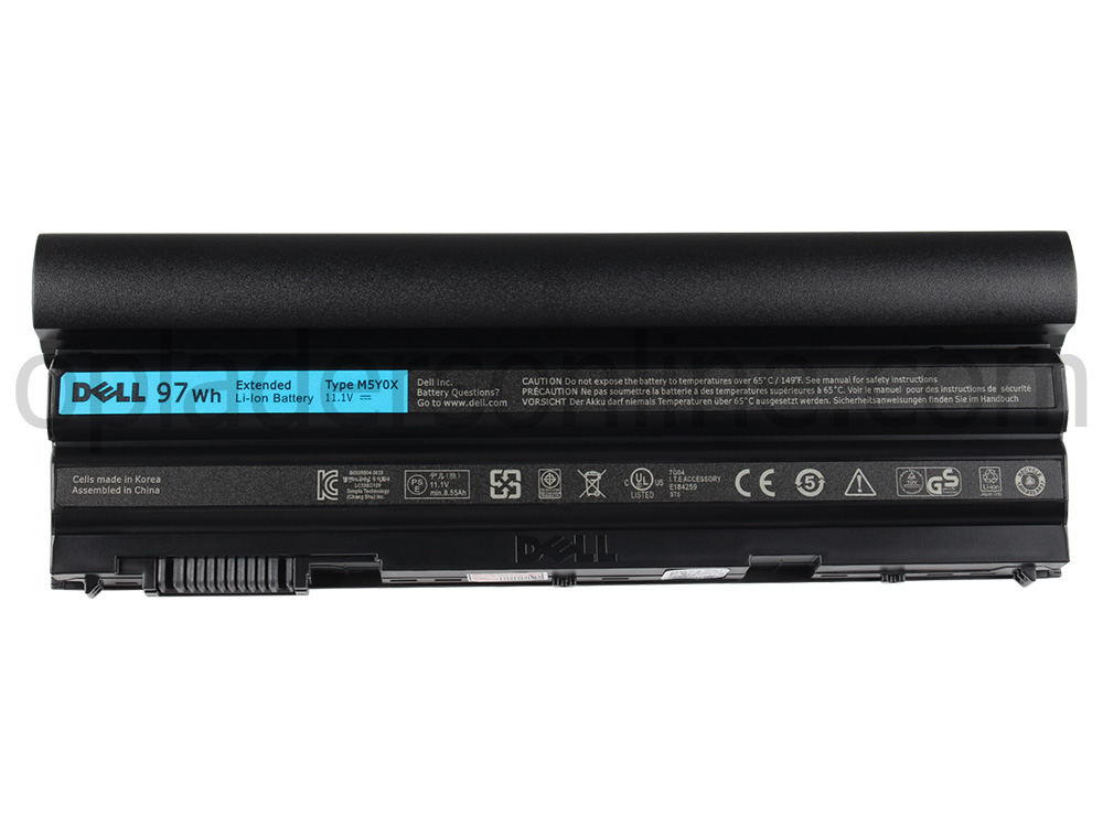 87Wh 9-Cellen Dell M1Y7N Accu Batterij