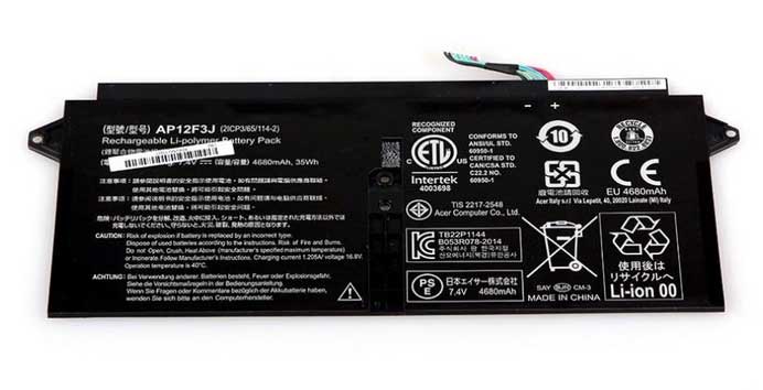 35Wh 3-Cellen Acer Aspire S7 Accu Batterij