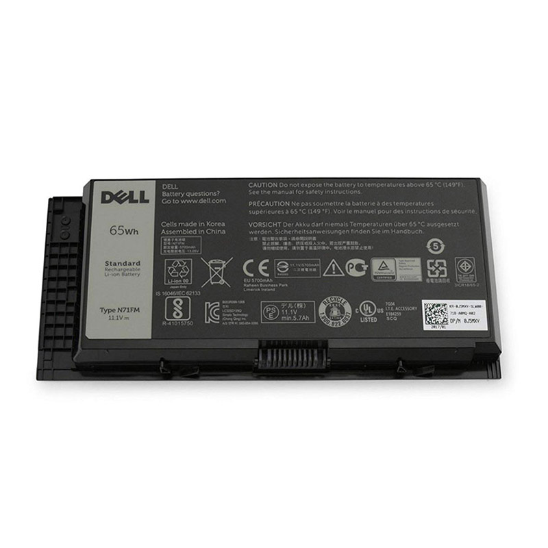 Origineel 11.1V 65Wh / 6 Cellen Dell HPNYM VG2VT FYTVN Accu Batterij