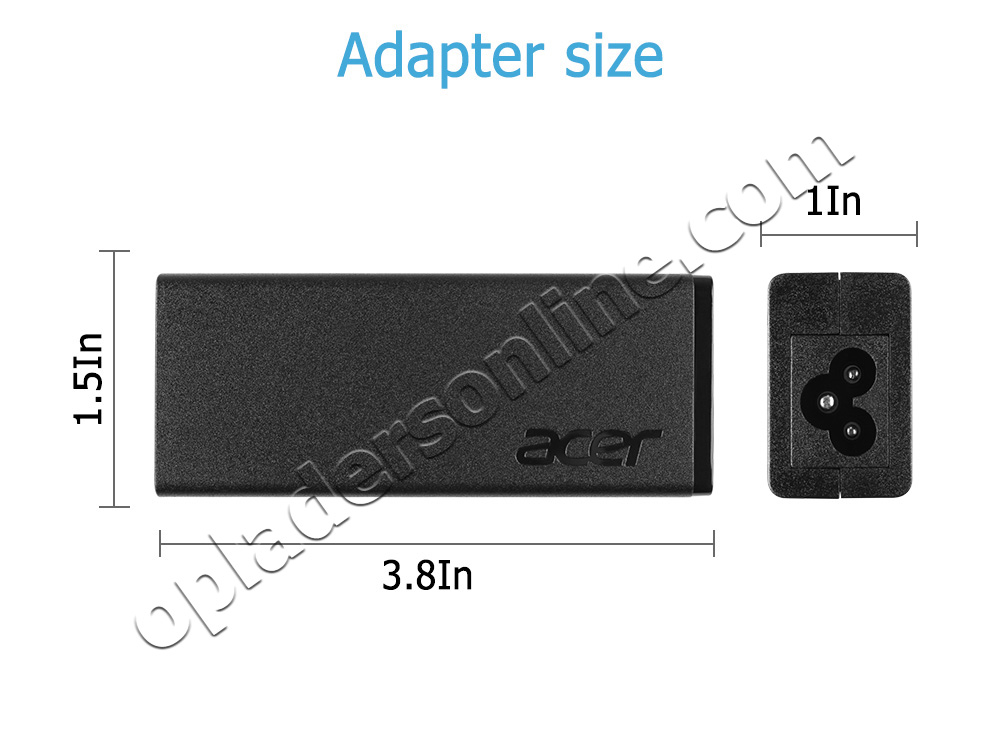 Origineel 45W Delta ADP-45HE B Adapter Voeding Oplader + Koord