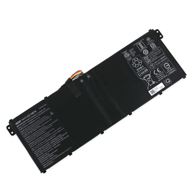 3320mAh 50.7Wh 4-Cellen Acer AC14B7K Accu Batterij
