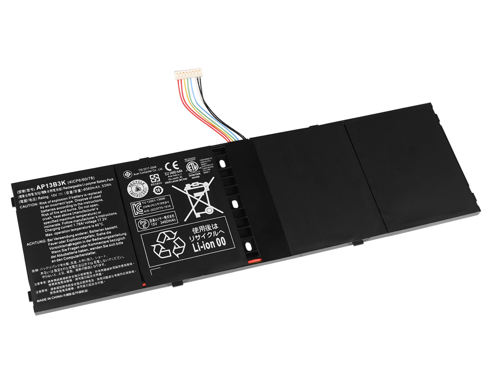 3560mAh 53Wh 4 Cellen Acer Aspire V5-452G Aspire V5-452PG Accu Batterij