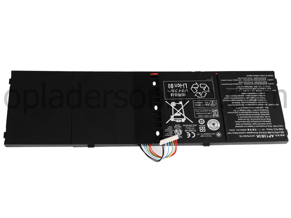 3560mAh 53Wh 4 Cellen Acer Aspire V5-473P Aspire V5-473PG Accu Batterij