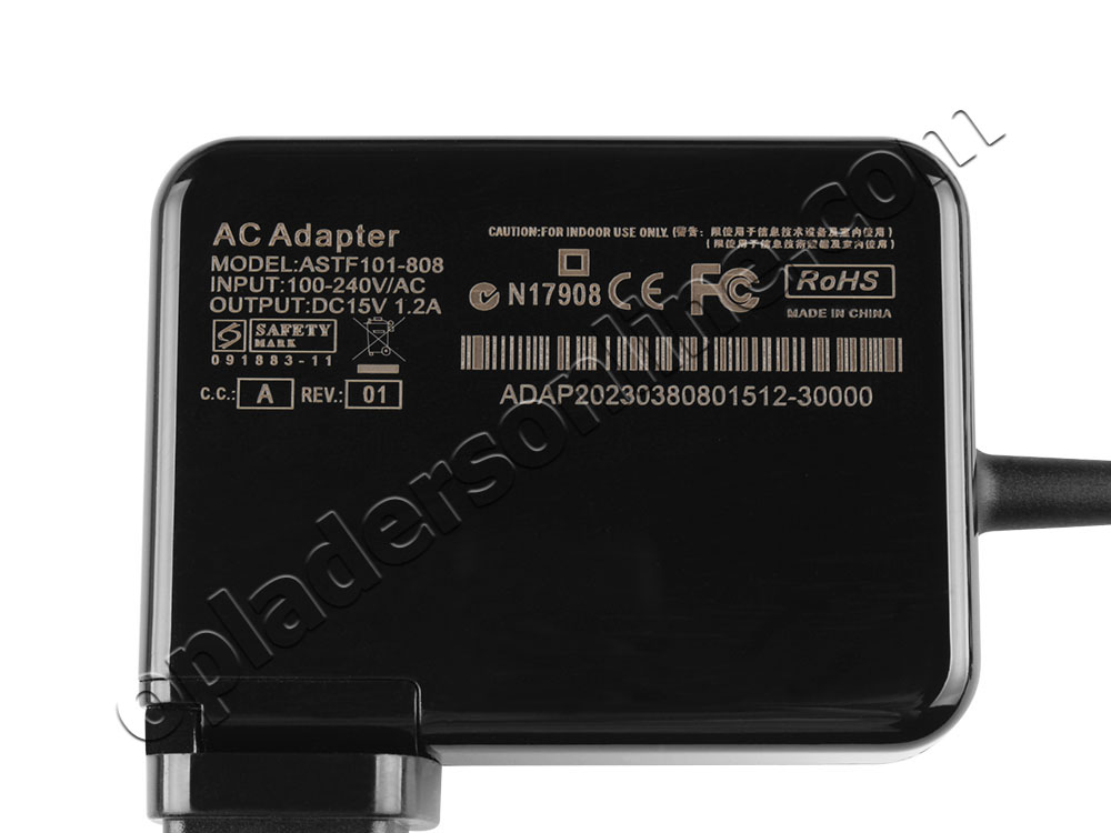 18W Asus 04G26E000102 0A001-00100000 AC Adapter Oplader