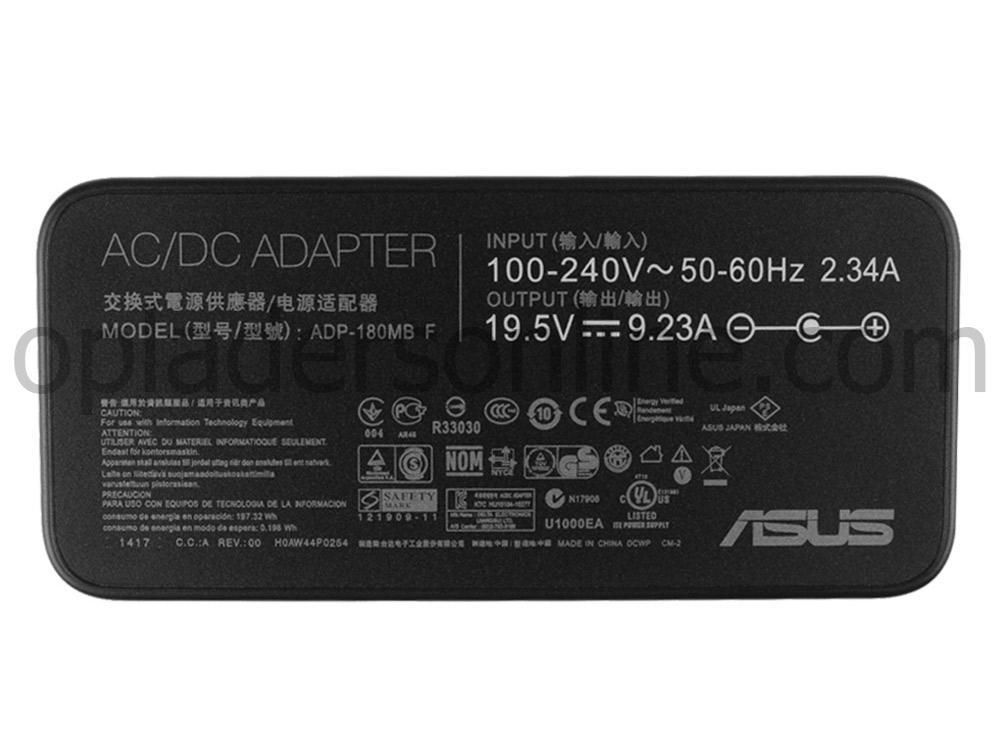180W Asus AN242G All-in-One Adapter Voeding Oplader + Koord