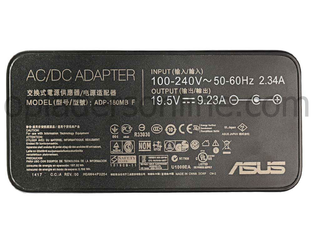 180W Asus Mini PC ProArt PA90-M7021ZN Adapter Voeding Oplader