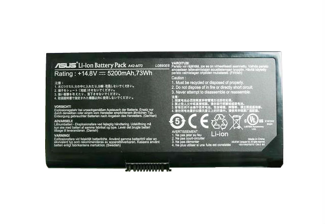 8 Cellen 5200mAh 73Wh Asus M70SV Accu Batterij