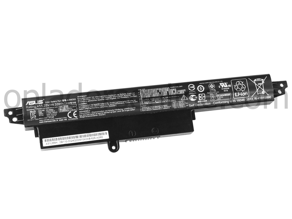 Origineel 11.25v 3300mAh Asus Vivobook F200LA Accu Batterij