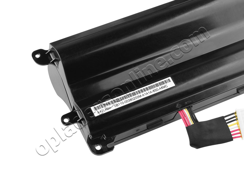 96Wh 6400mAh 8-Cellen Asus GFX72VM GFX72VS Accu Batterij