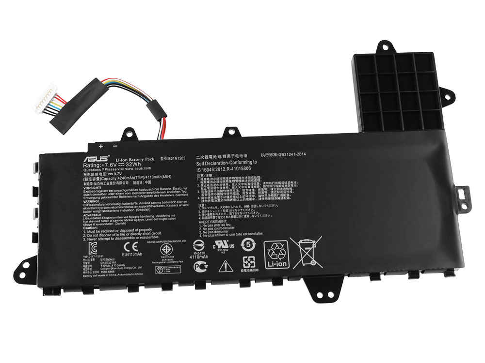 Origineel 32Wh 2-Cellen Asus EeeBook E402MA-WX0055H Accu Batterij