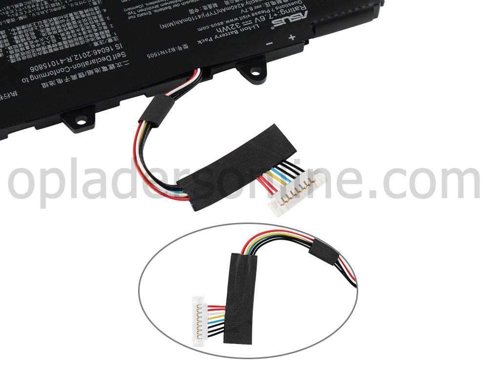 Origineel 32Wh 2-Cellen Asus VivoBook E402NA-FA134T-2A Accu Batterij