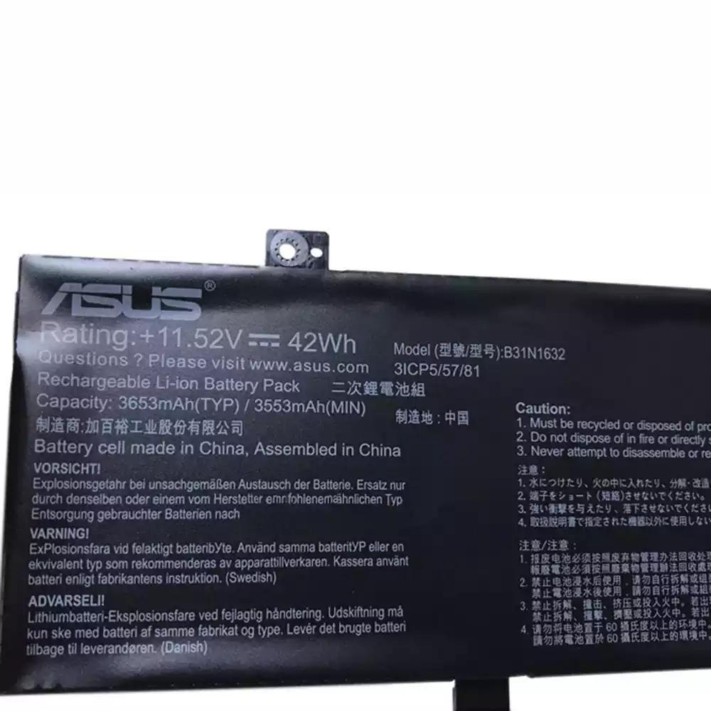 11.52V Asus Vivobook X405UA-BV170T X405UA-BV200R Accu Batterij
