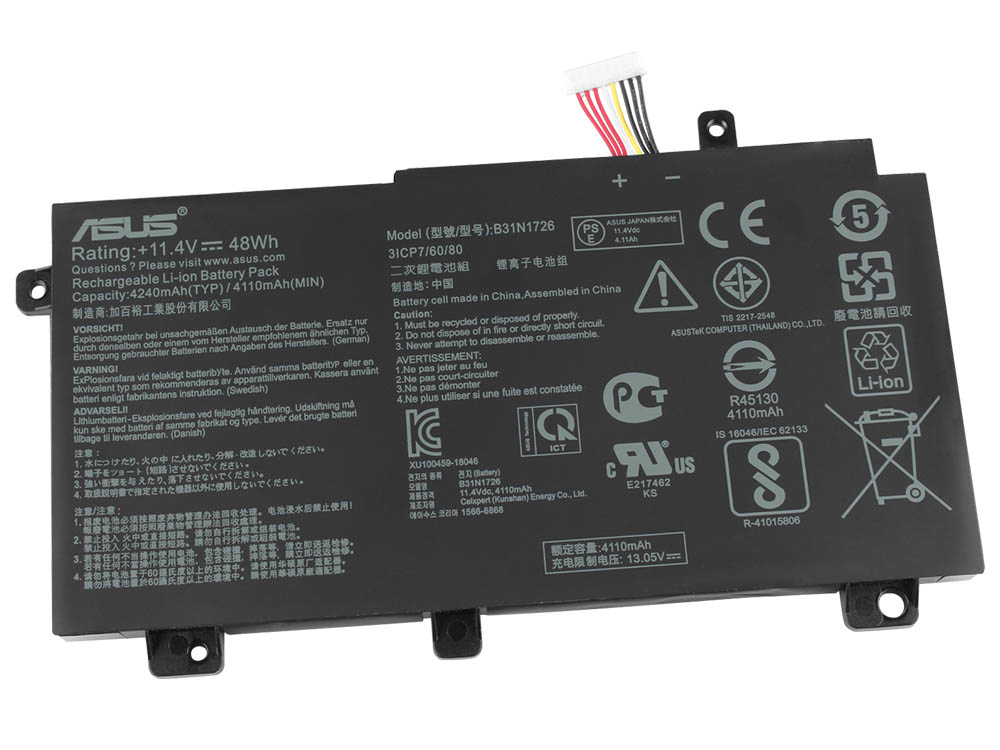 Originele Asus TUF Gaming F15 FX506HE Accu 4210mAh 48Wh 3 Cellen