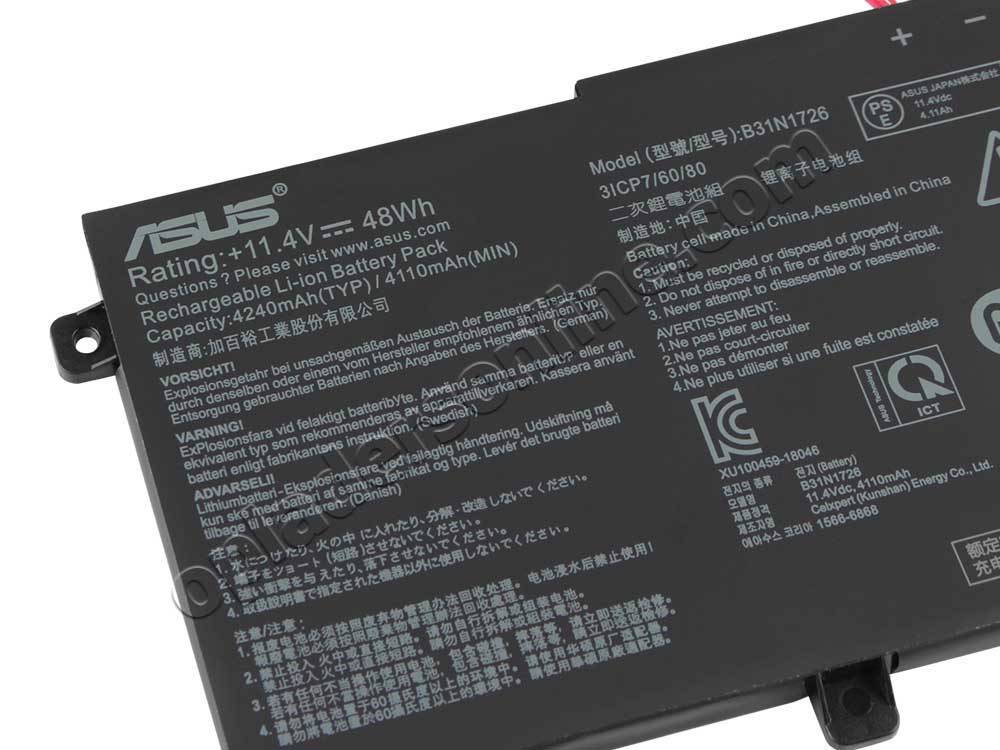 Originele Asus TUF Gaming F15 FX506HE Accu 4210mAh 48Wh 3 Cellen