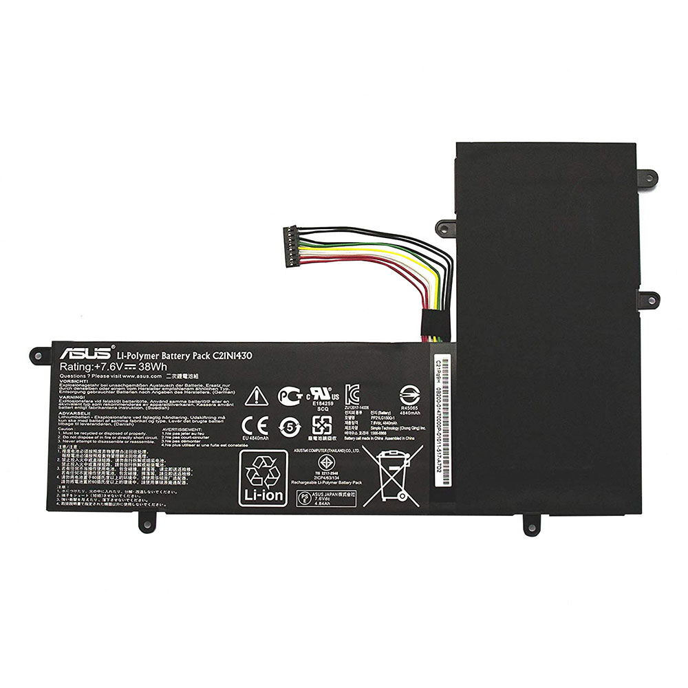 7.6V 38Wh/5000mAh/2-Cellen Asus Chromebook C201PA-DS01 C201PA-DS02