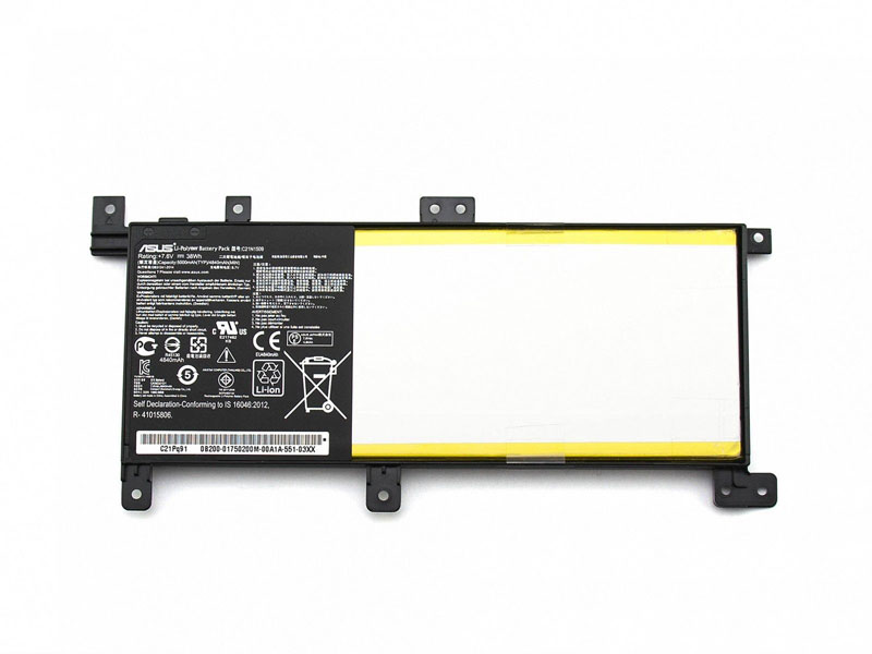 5000mAh 38Wh 2-Cellen Asus VivoBook X556UA-XO607T Accu Batterij