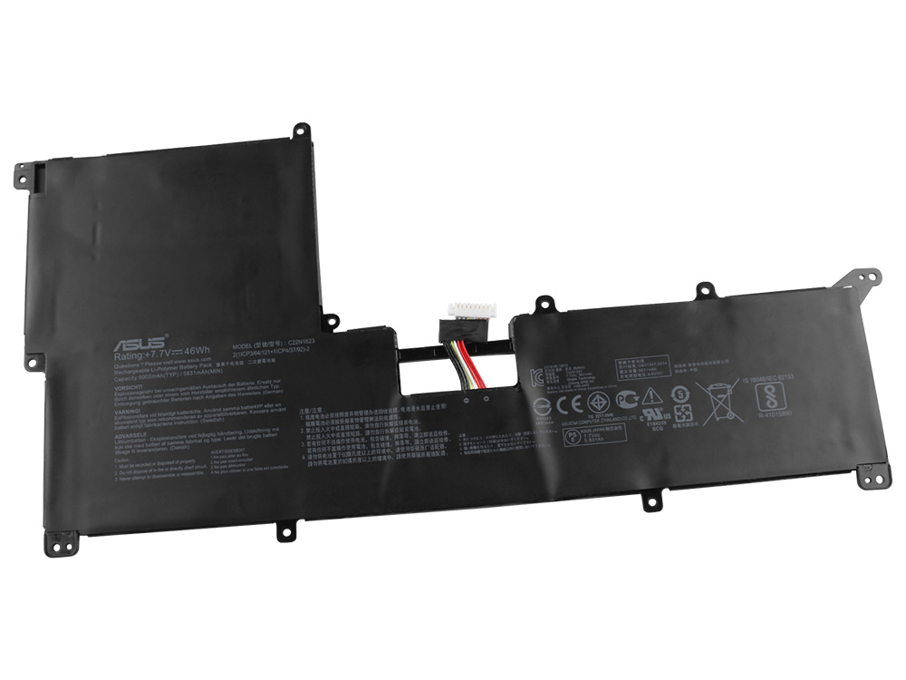 6000mAh 46Wh 4 Cellen Asus ZenBook 3 Deluxe UX490UA-BE087T Accu Batterij