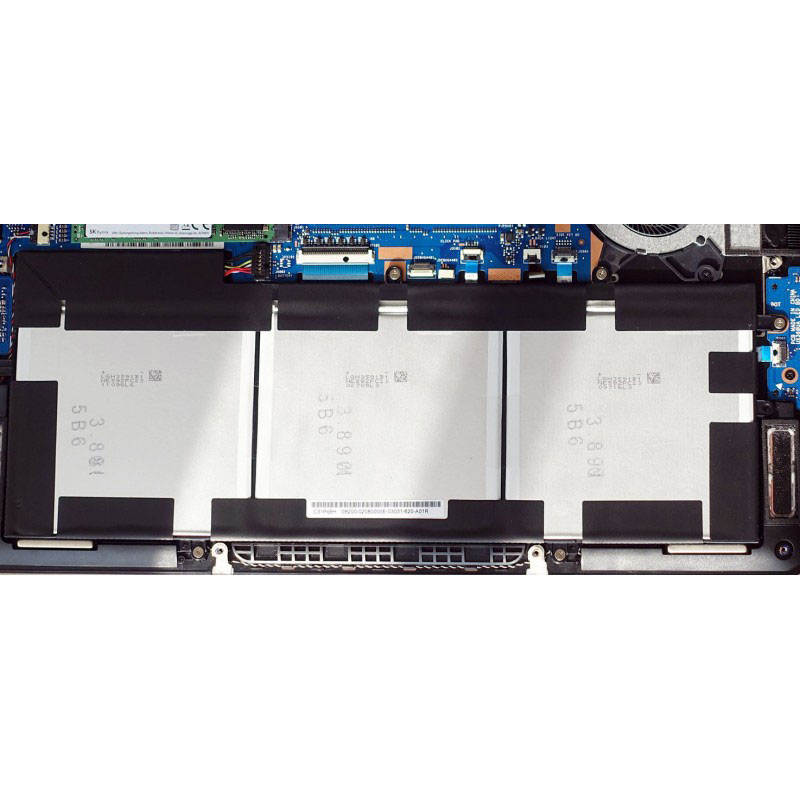 5000mAh 57Wh 3-Cellen Asus Q324UA Q325UA Accu Batterij