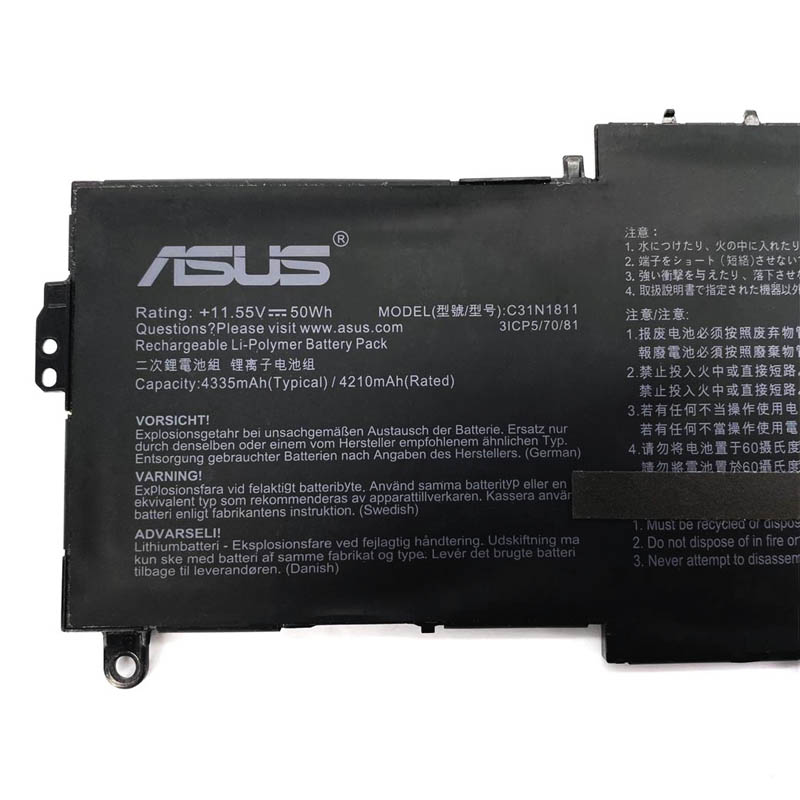 Originele 4335mAh 50Wh Asus ZenBook 14 UX433FN-A6023T Accu Batterij