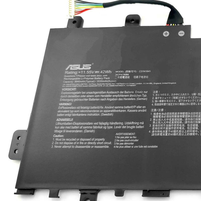 Origineel 3640mAh 42Wh Asus C424MAR C424MA Accu Batterij
