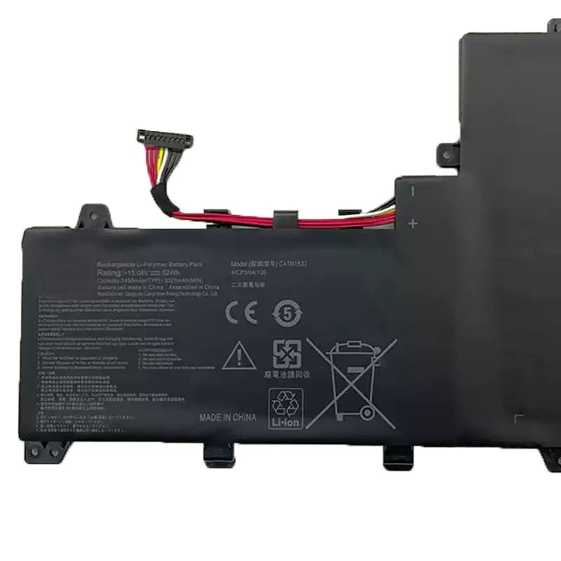 3410mAh 52Wh 4-Cellen Asus ZenBook Flip UX560UX-FZ017T Accu Batterij