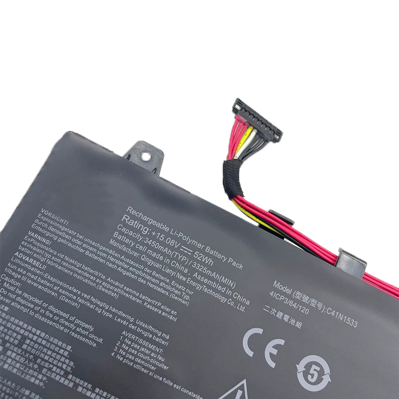 3410mAh 52Wh 4-Cellen Asus ZenBook Flip UX560UX-FZ017T Accu Batterij