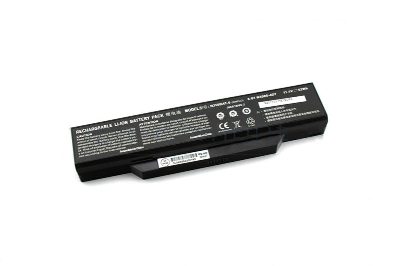 5600mAh 62Wh 6 Cellen Clevo 6-87-N350S-4D7 6-87-N350S-4D8 Accu Batterij