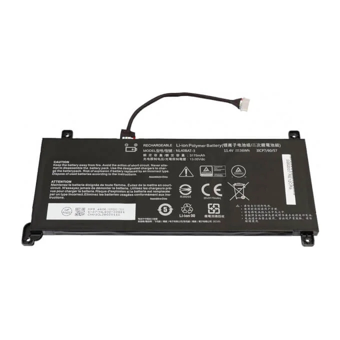 Clevo NL40BAT-3 NL50RU Accu Batterij 3175mAh 36Wh 3 Cellen
