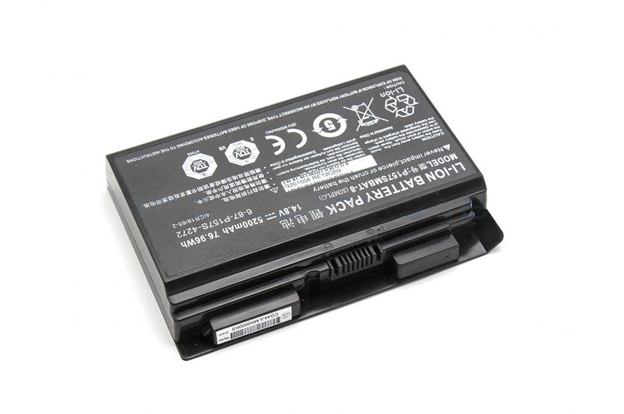 Originele 5200mAh 76.96Wh 8-Cellen Clevo EON117-S P17SM-A Accu Batterij