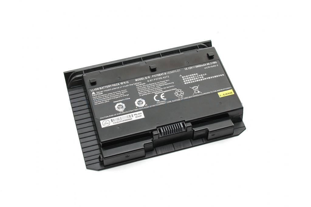 Originele 5200mAh 76.96Wh 8-Cellen Clevo 6-87-P157S-427 Accu Batterij