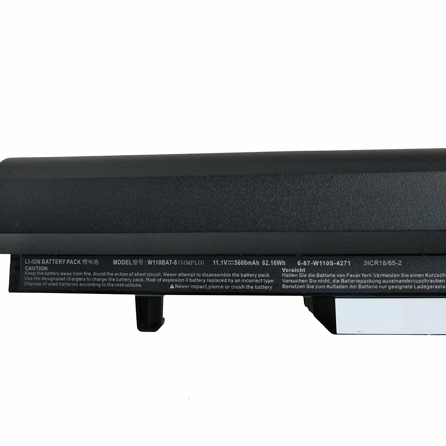 5600mAh 62.16Wh 6-CellenSager NP6110 Accu Batterij