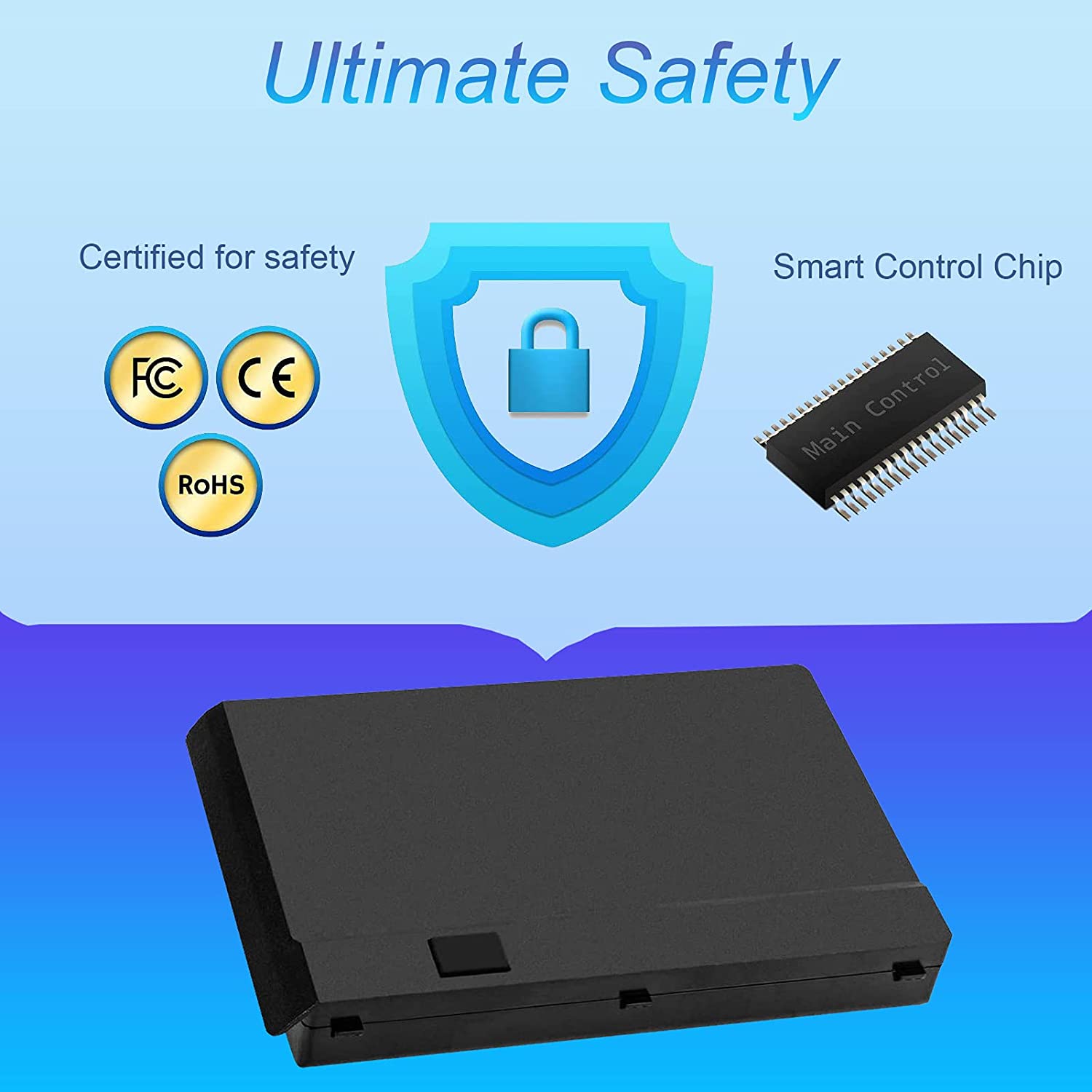5200mAh Hasee K650C-I7 D1 Accu Batterij