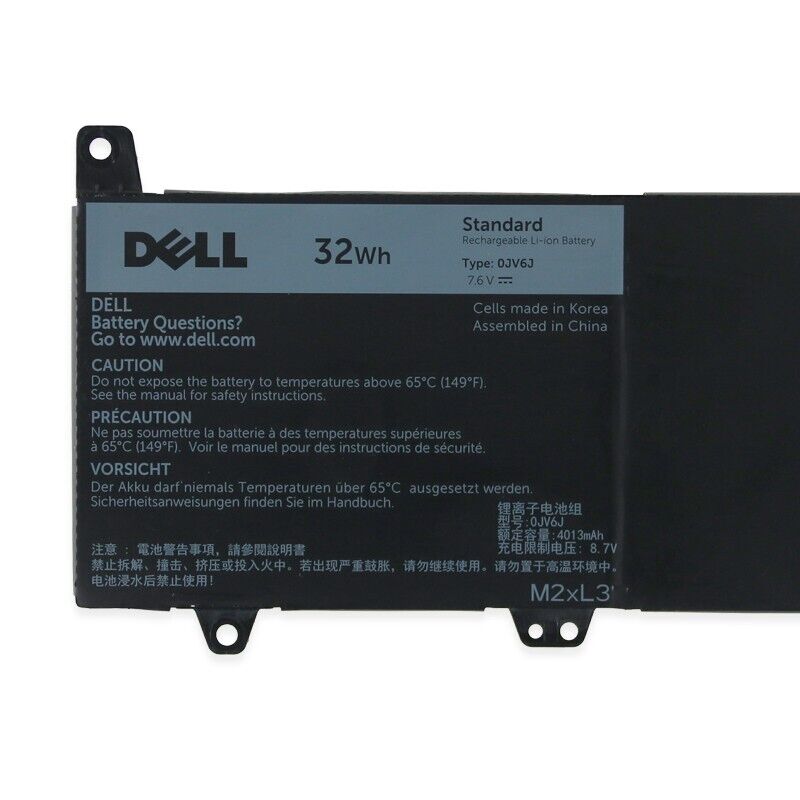 Origineel 32Wh 4-Cellen Dell 00JV6J Accu Batterij