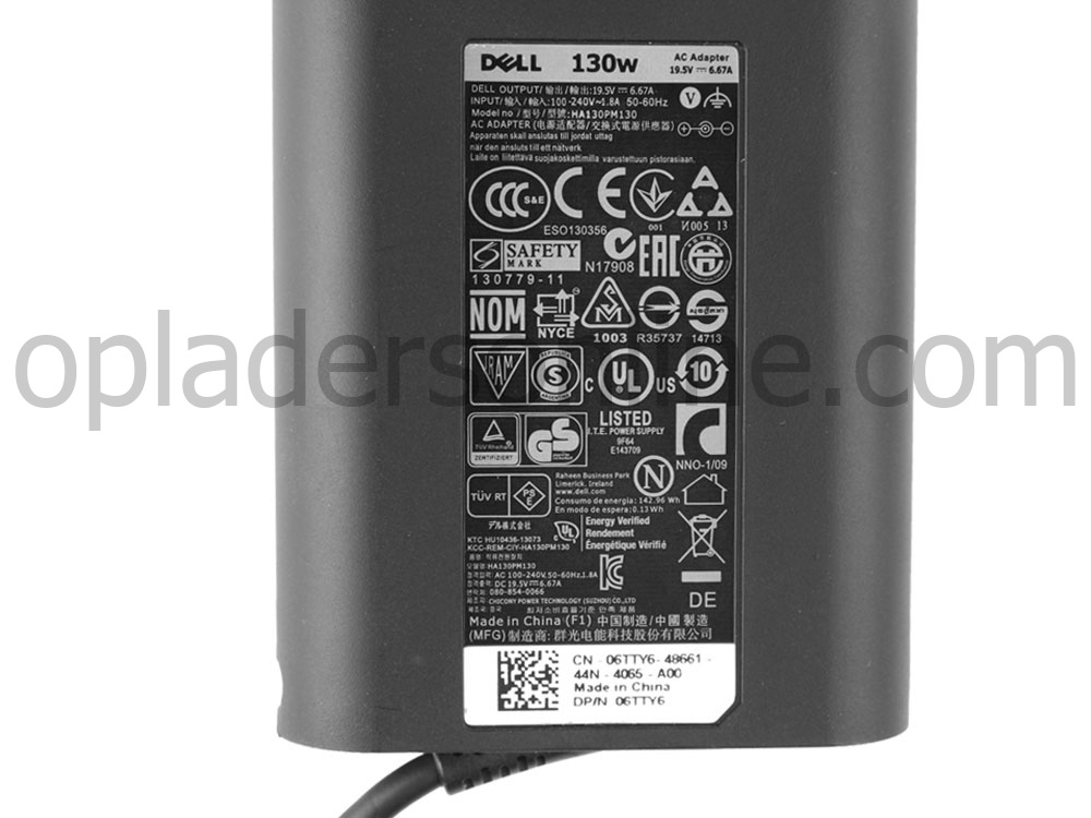 90W Dell 0C7VJC 450-19041 AC Adapter Oplader