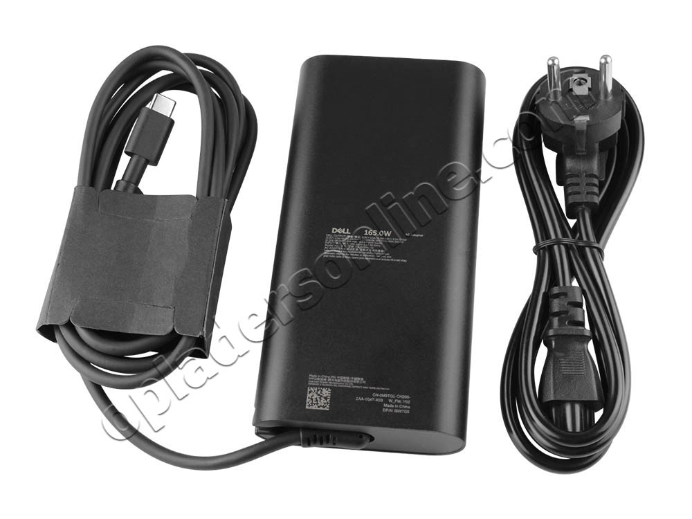 Origineel 165W USB-C Dell 450BBSY Adapter Voeding Oplader + Koord