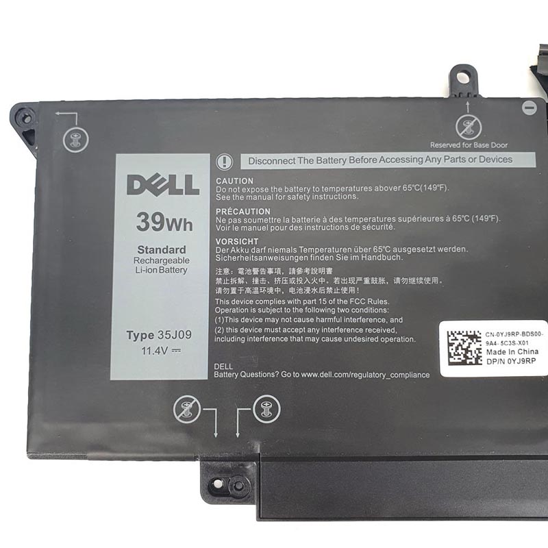 Originele Dell Latitude 7410 Accu 11.4V 3255mAh 39Wh 3-Cellen