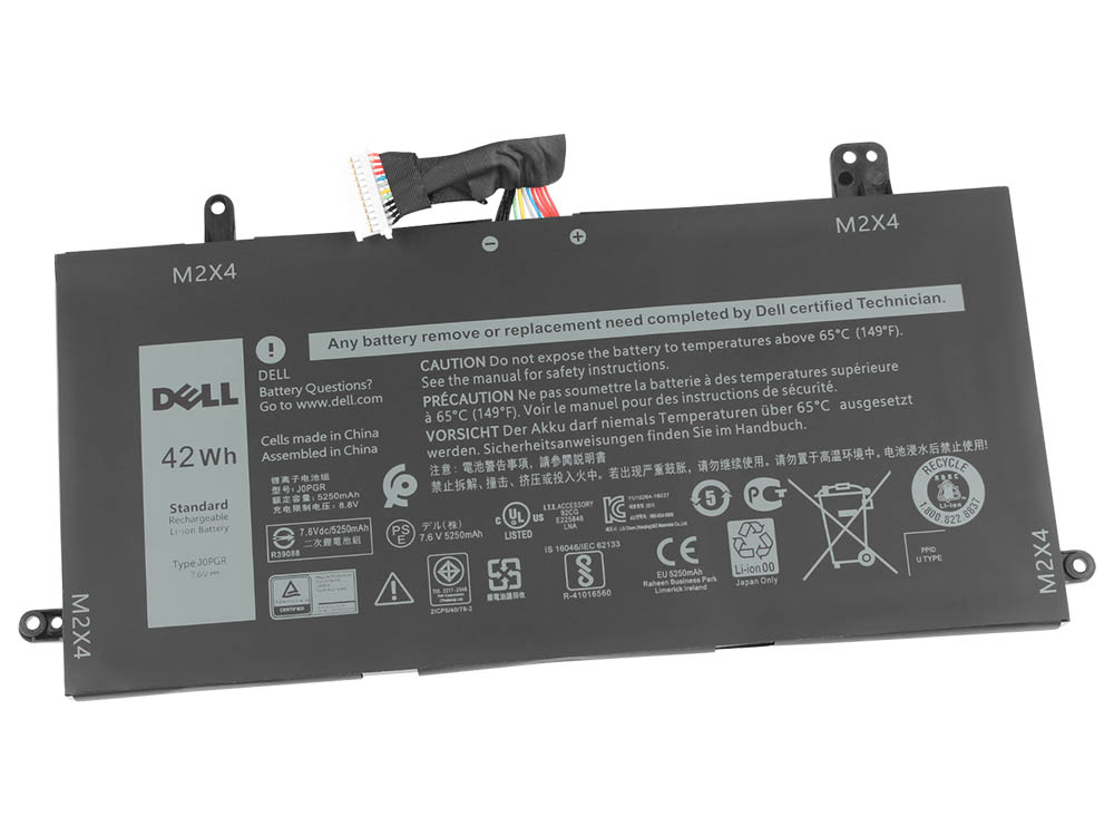 Origineel 42Wh 4-Cellen Dell J0PGR 0J0PGR X16TW FTH6F Accu Batterij