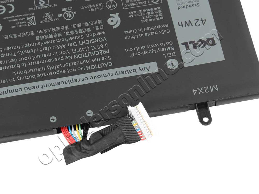 Origineel 42Wh 4-Cellen Dell Latitude 12 5285 Accu Batterij