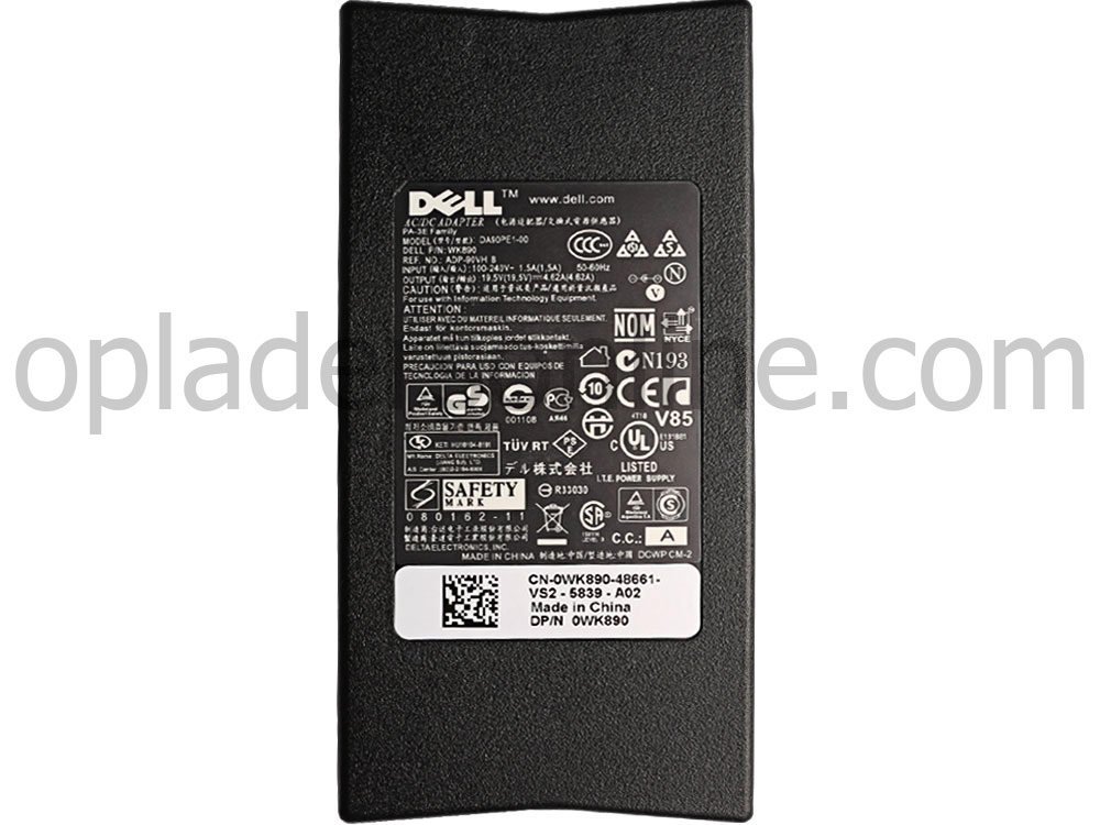 90W Slim Dell Studio 17 1735 1737 AC Adapter Oplader