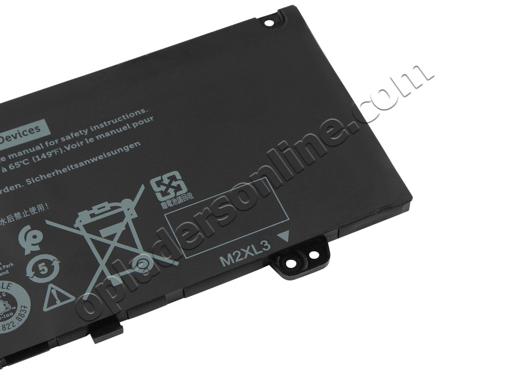 11.4V 3166mAh/38Wh/3-Cellen Dell Inspiron 13 5370 P87G001 Accu Batterij