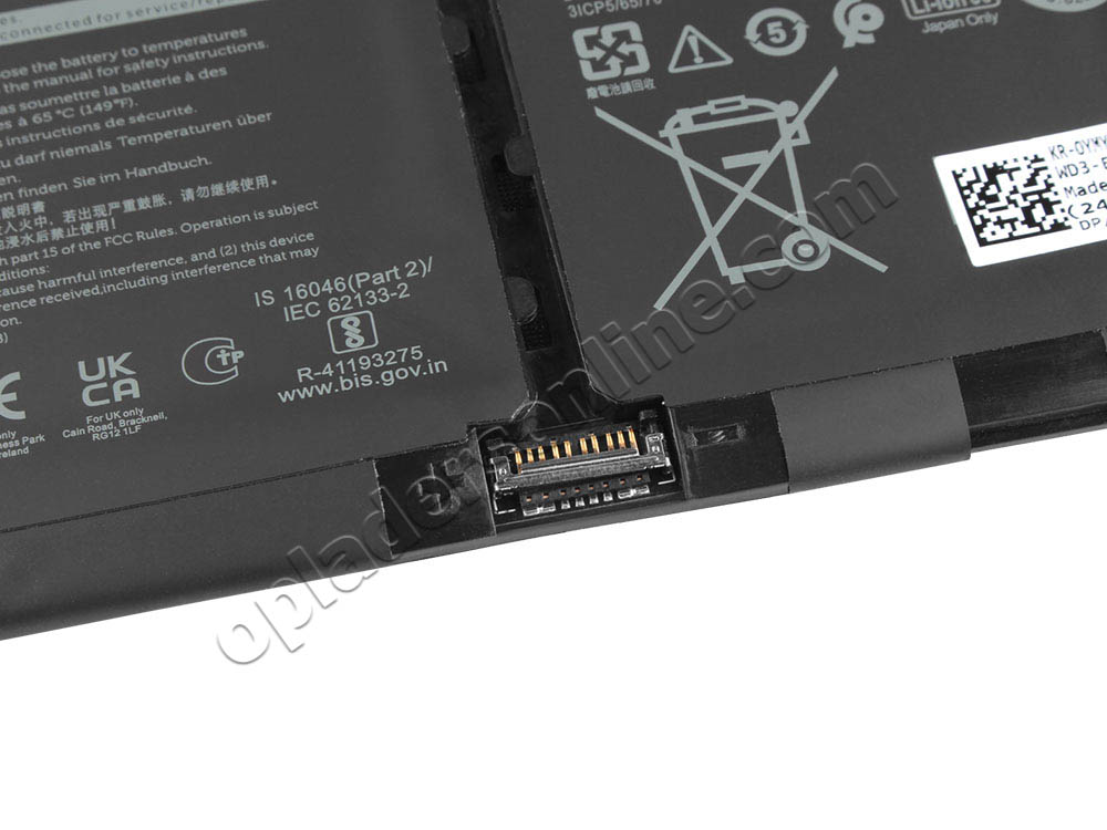 Origineel 3640mAh 41Wh Dell Inspiron 14 5440 Accu Batterij
