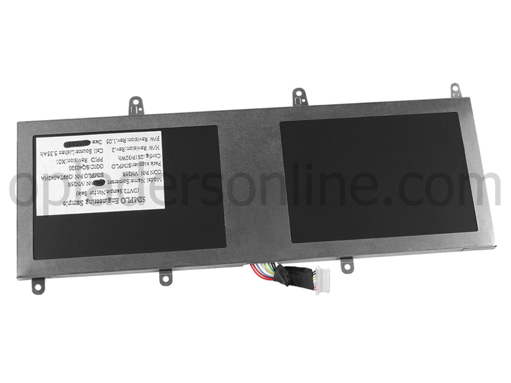 Origineel 32Wh 2 Cellen Dell GFKG3 0GFKG3 WH96V VN25R Accu Batterij