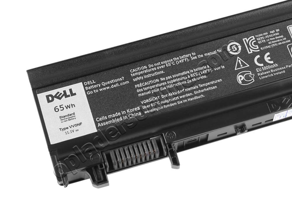 Origineel 11.1V 65Wh/6-Cellen Dell Latitude E5540 5540-3837 Accu