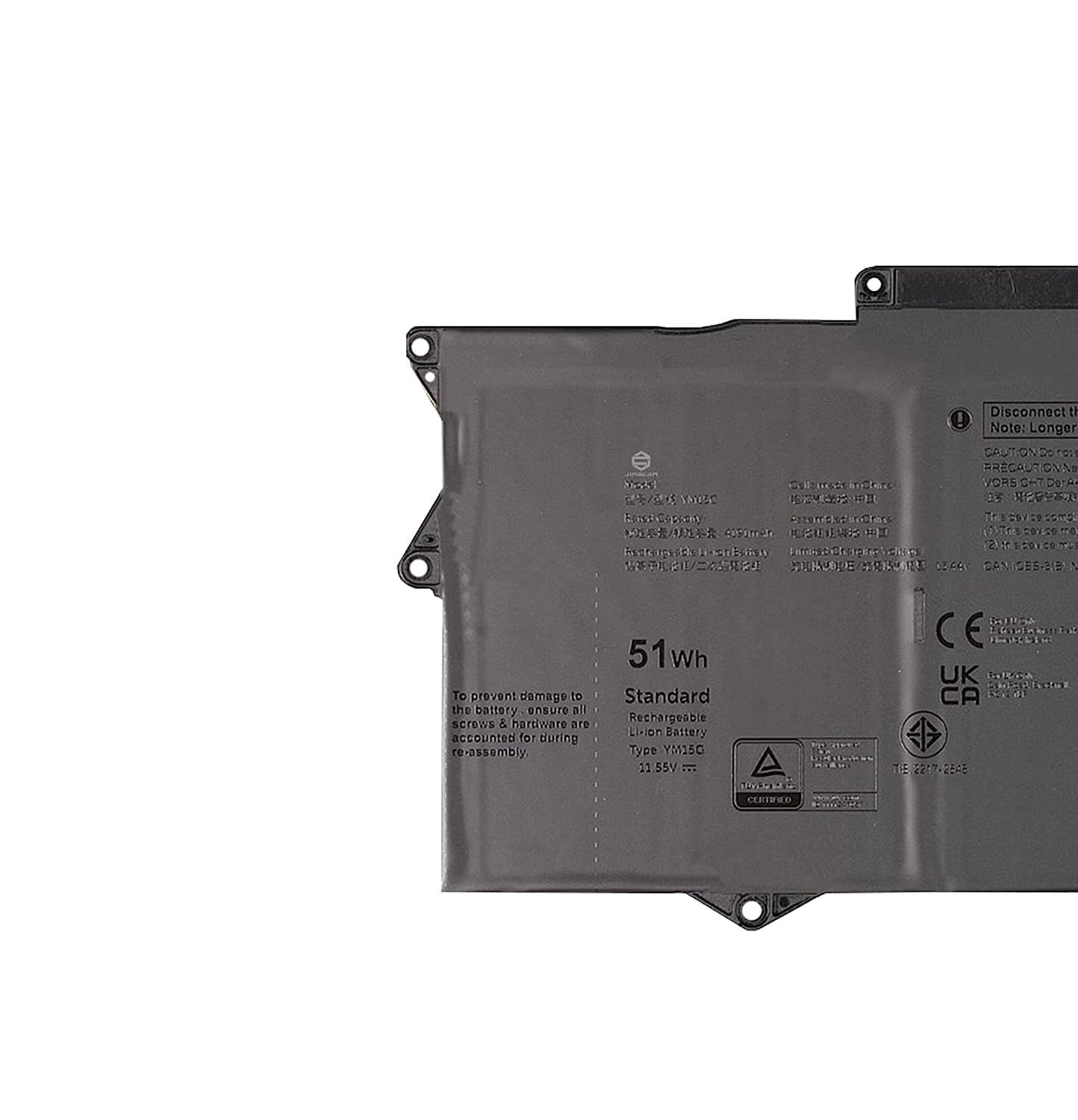 Origineel 4415mAh 51Wh Dell XPS 13 9315 Accu Batterij