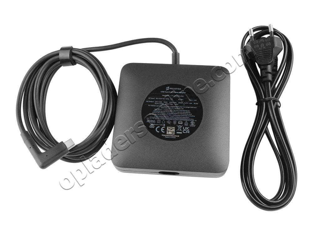 Origineel 65W USB-C Peloton Bike Plus PLTN-TTR01 PL-02 Adapter Voeding Oplader + Koord