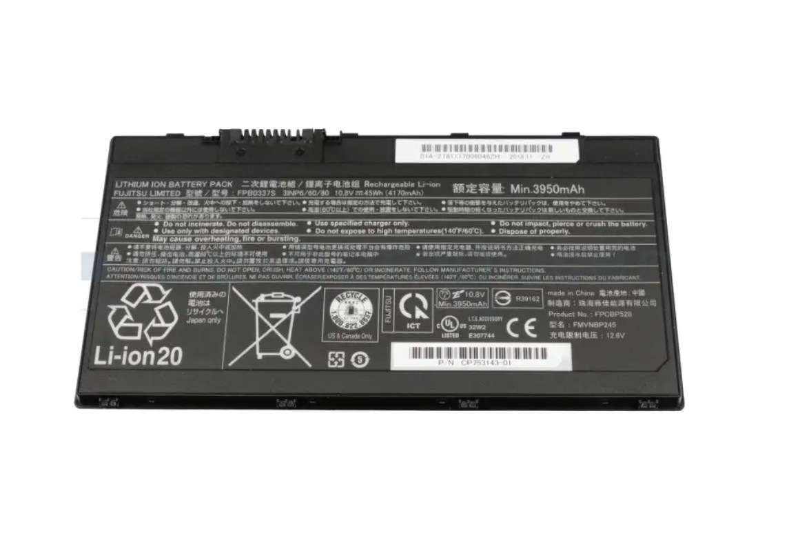 Fujitsu Limited Lifebook U727 Series Accu Batterij 4170mAh 45Wh
