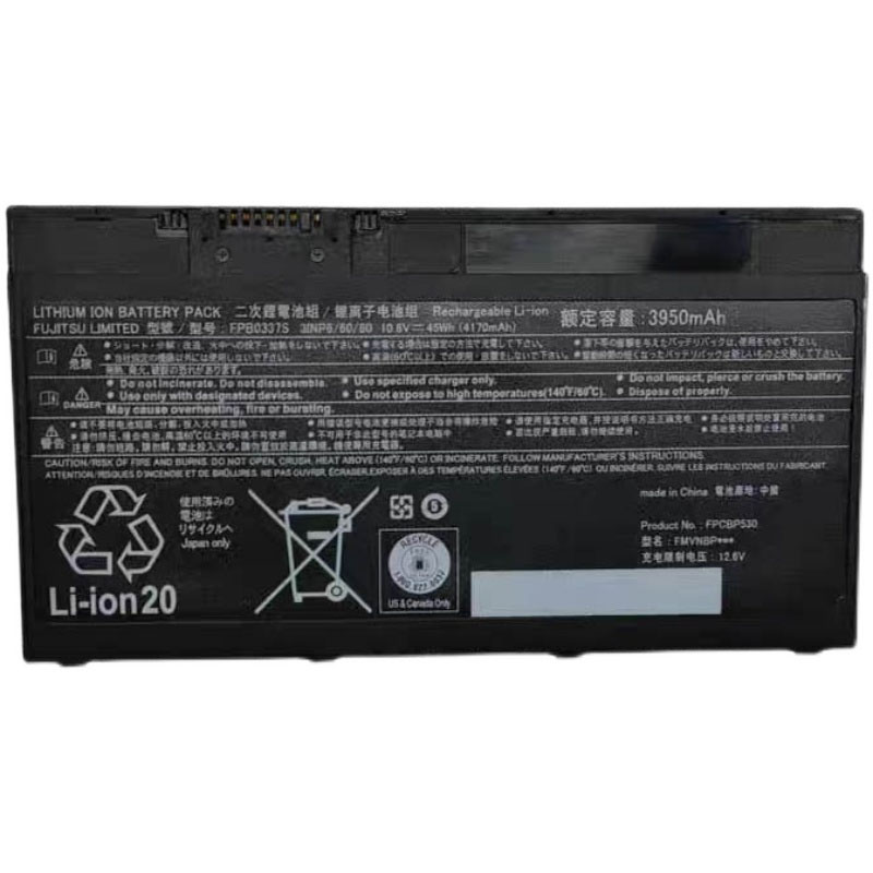 Fujitsu Limited Lifebook U727 Series Accu Batterij 4170mAh 45Wh