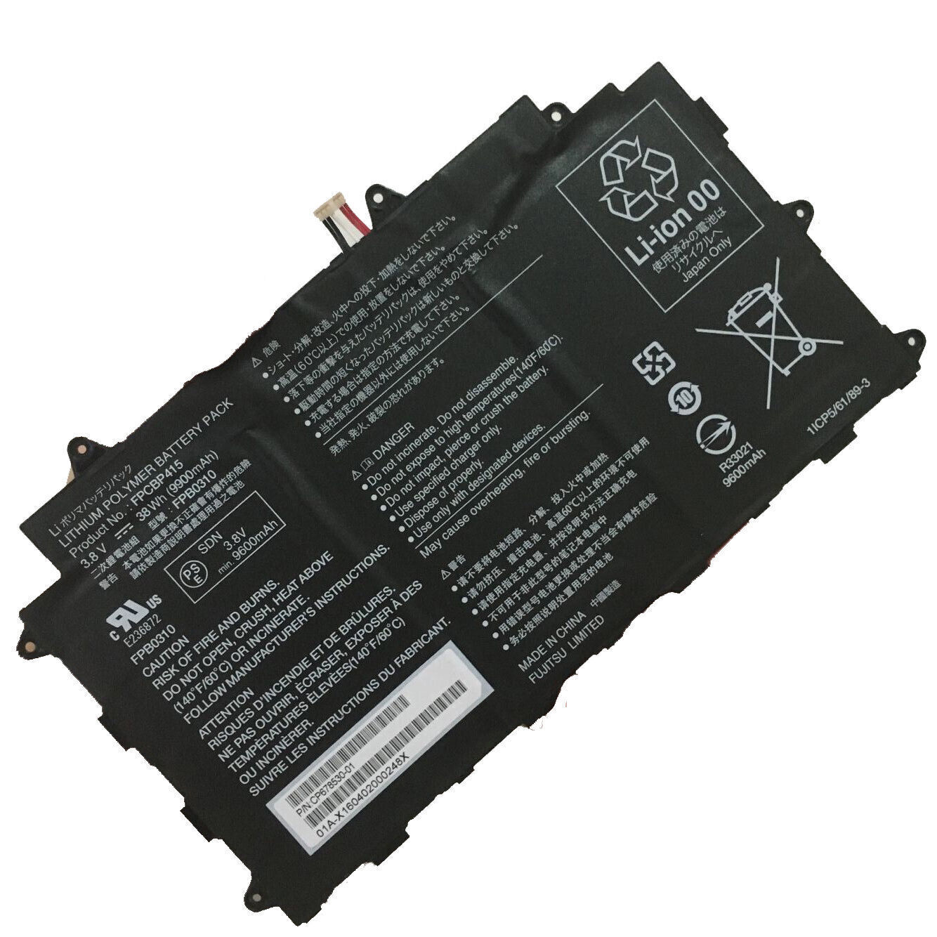 Fujitsu Stylistic FARQ55S Accu Batterij 9900mAh 38Wh