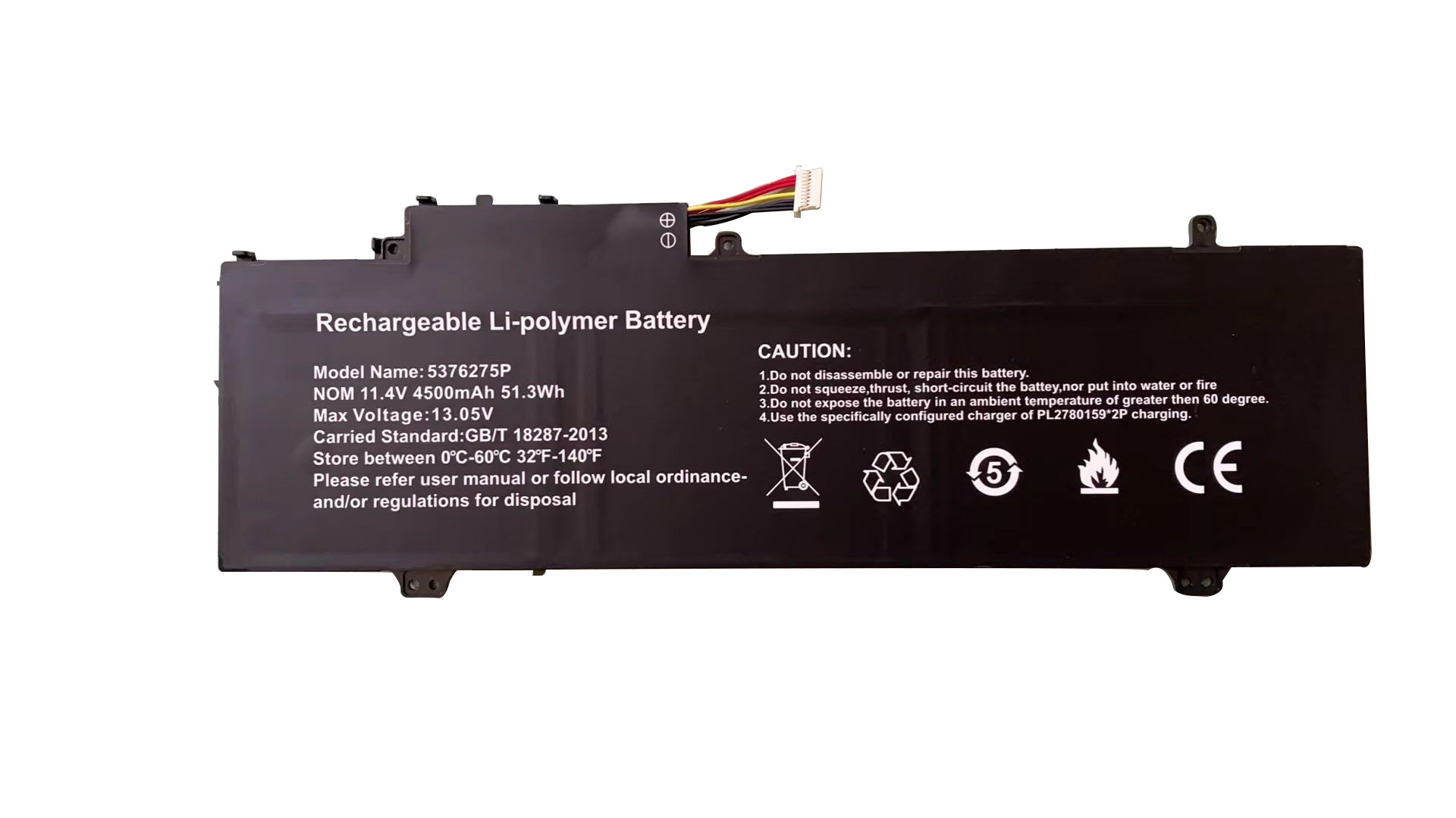 Gateway GWTN141-10GR GWTN141-2BL Accu Batterij 4500mAh 51.3Wh